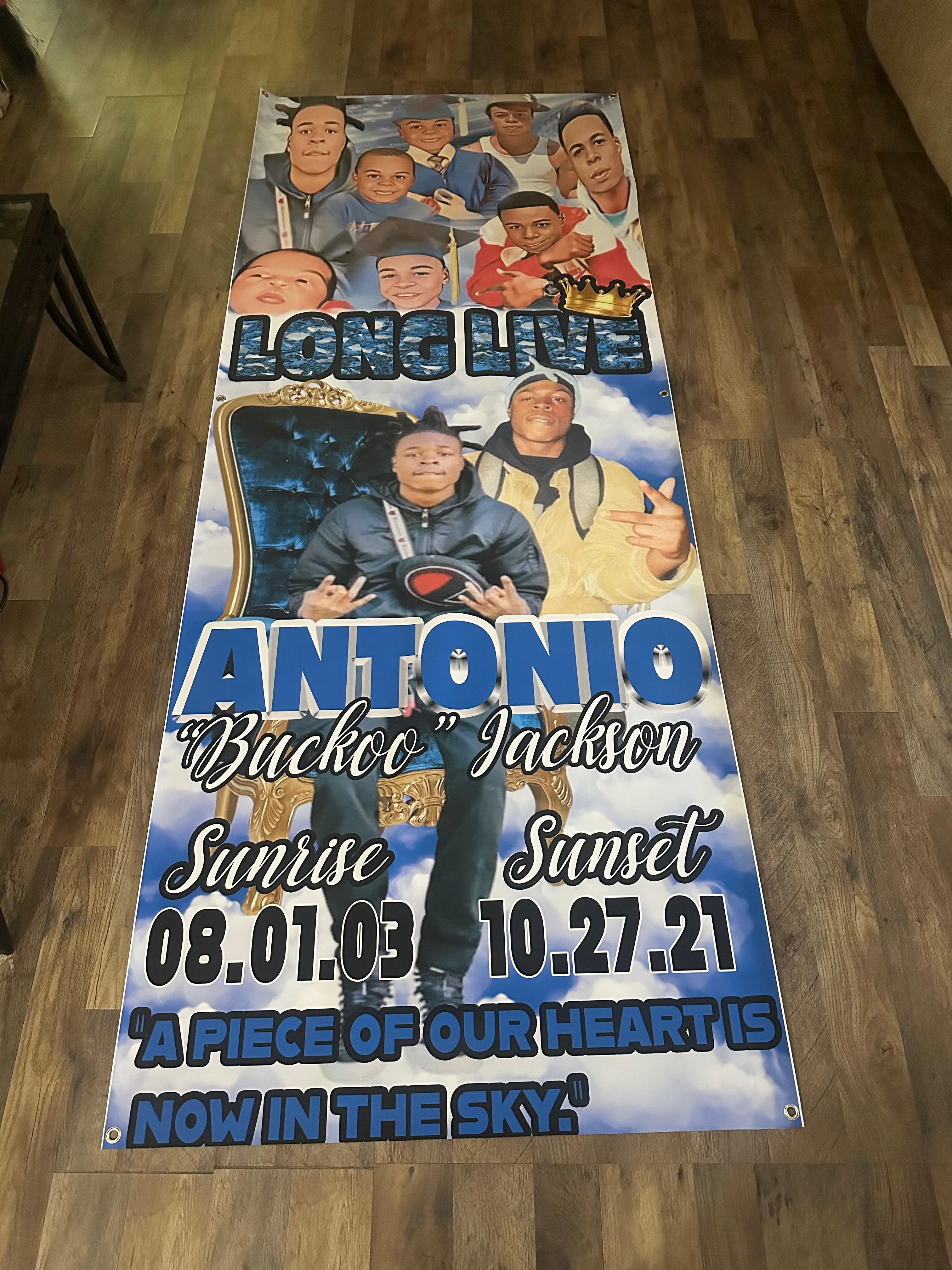 Custom Memorial Grave Blank Adults 36x72