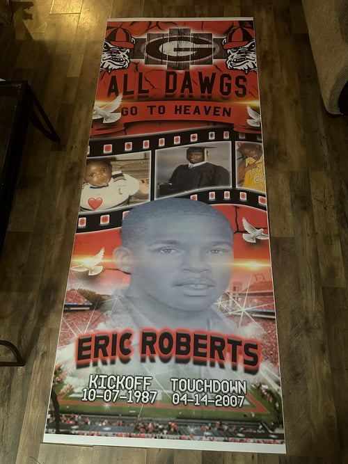 Custom Memorial Grave Blank Adults 36x72