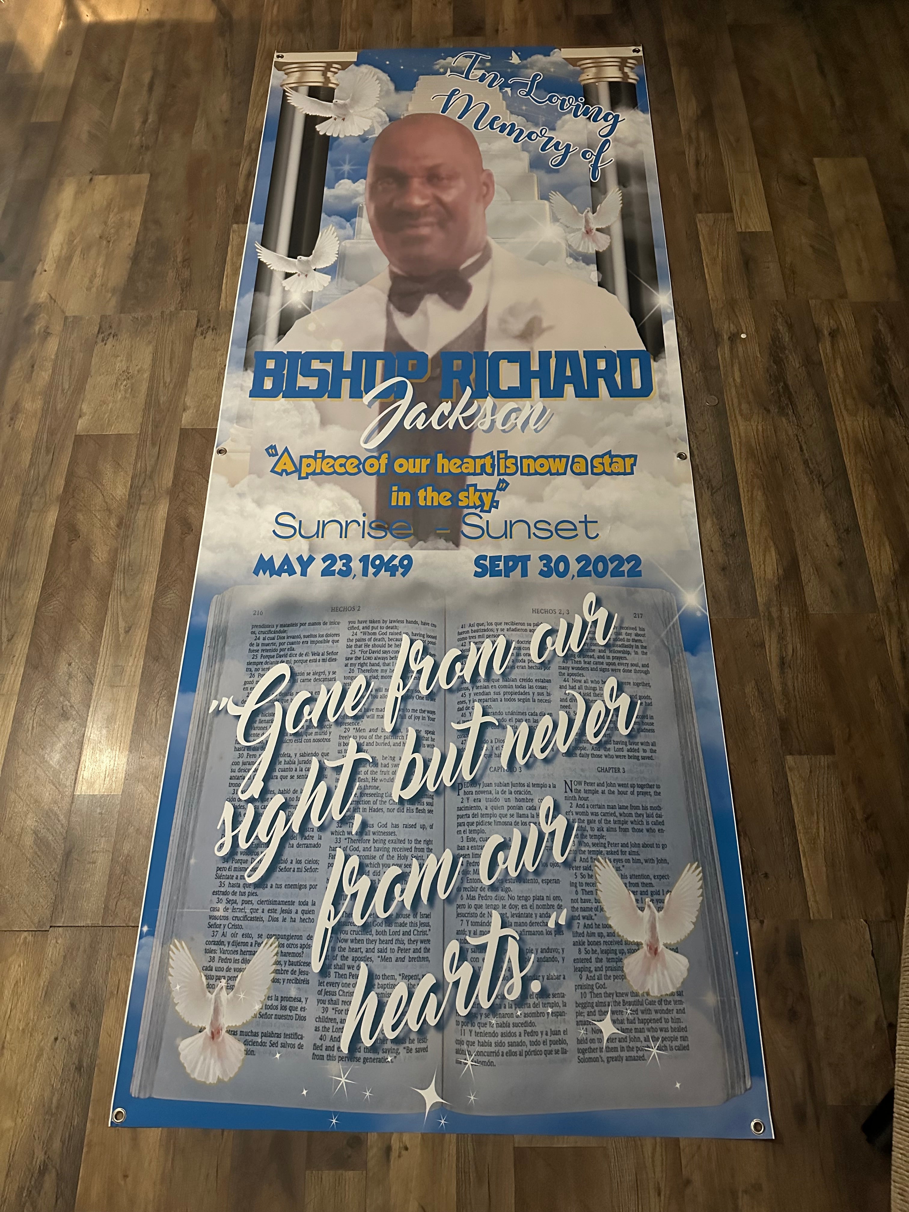 Custom Memorial Grave Blank Adults 36x72