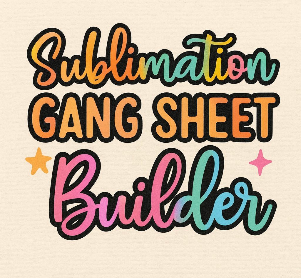 Custom Sublimation Gang Sheet Builder
