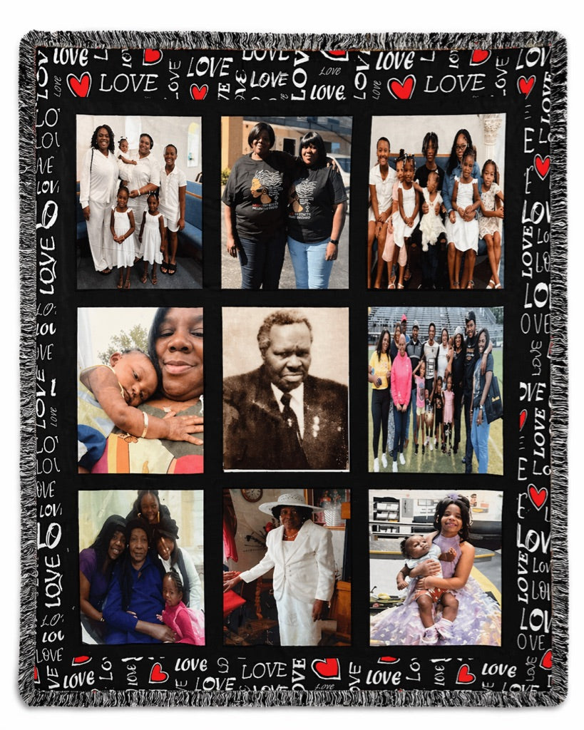 Custom Photo Throw Blanket