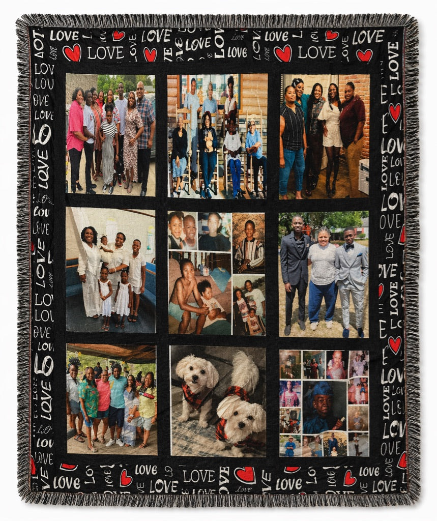 Custom Photo Throw Blanket