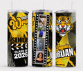 20oz Sublimation Tumbler + Plastic Straw and Coaster