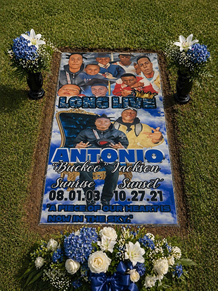 Custom Memorial Grave Blank Adults 36x72