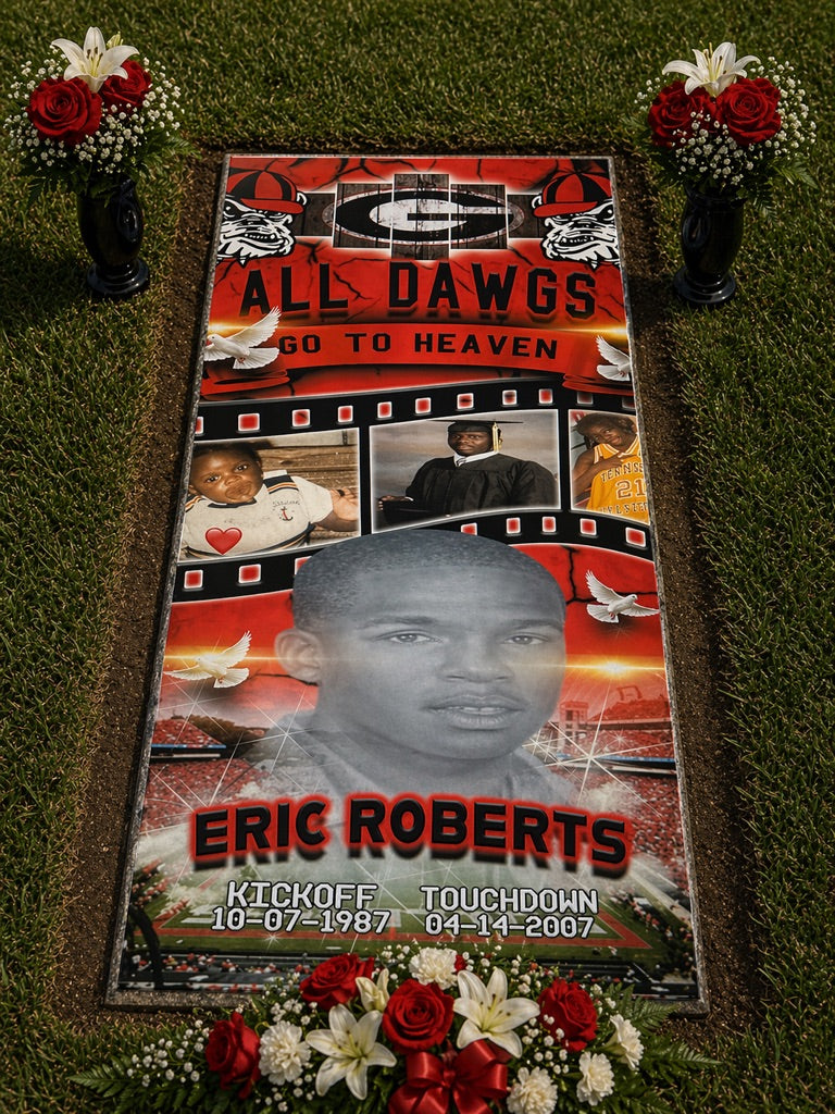 Custom Memorial Grave Blank Adults 36x72